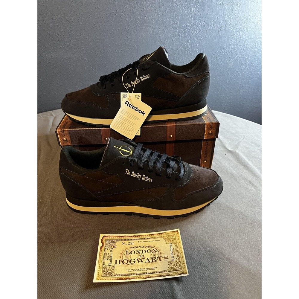 Reebok Classic Leather X Harry Potter Deathly Hallows 11.5 - US Seller